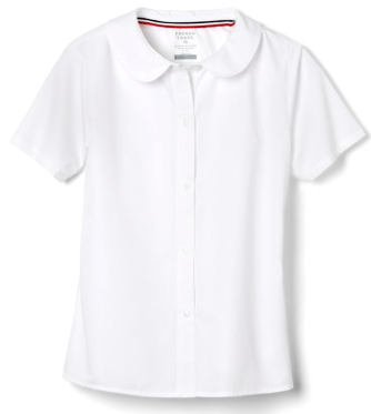 french toast girls' short sleeve peter pan collar blouse review
